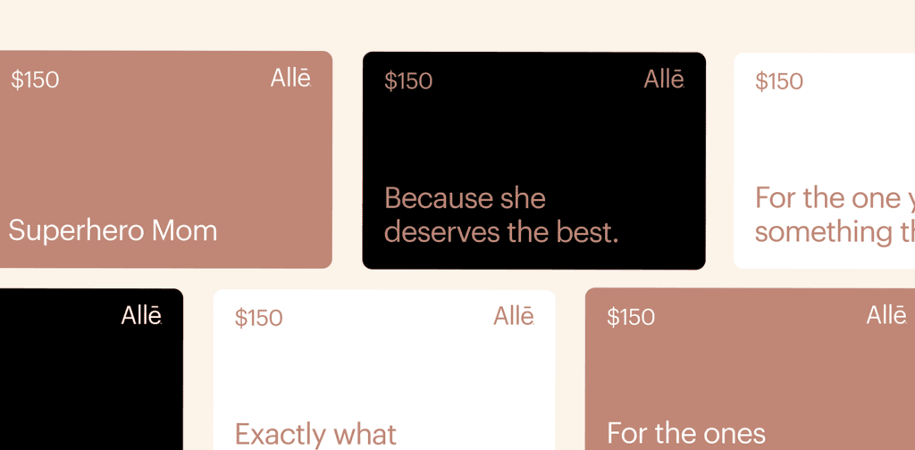 Alle Mother’s Day Gift Card Exclusive